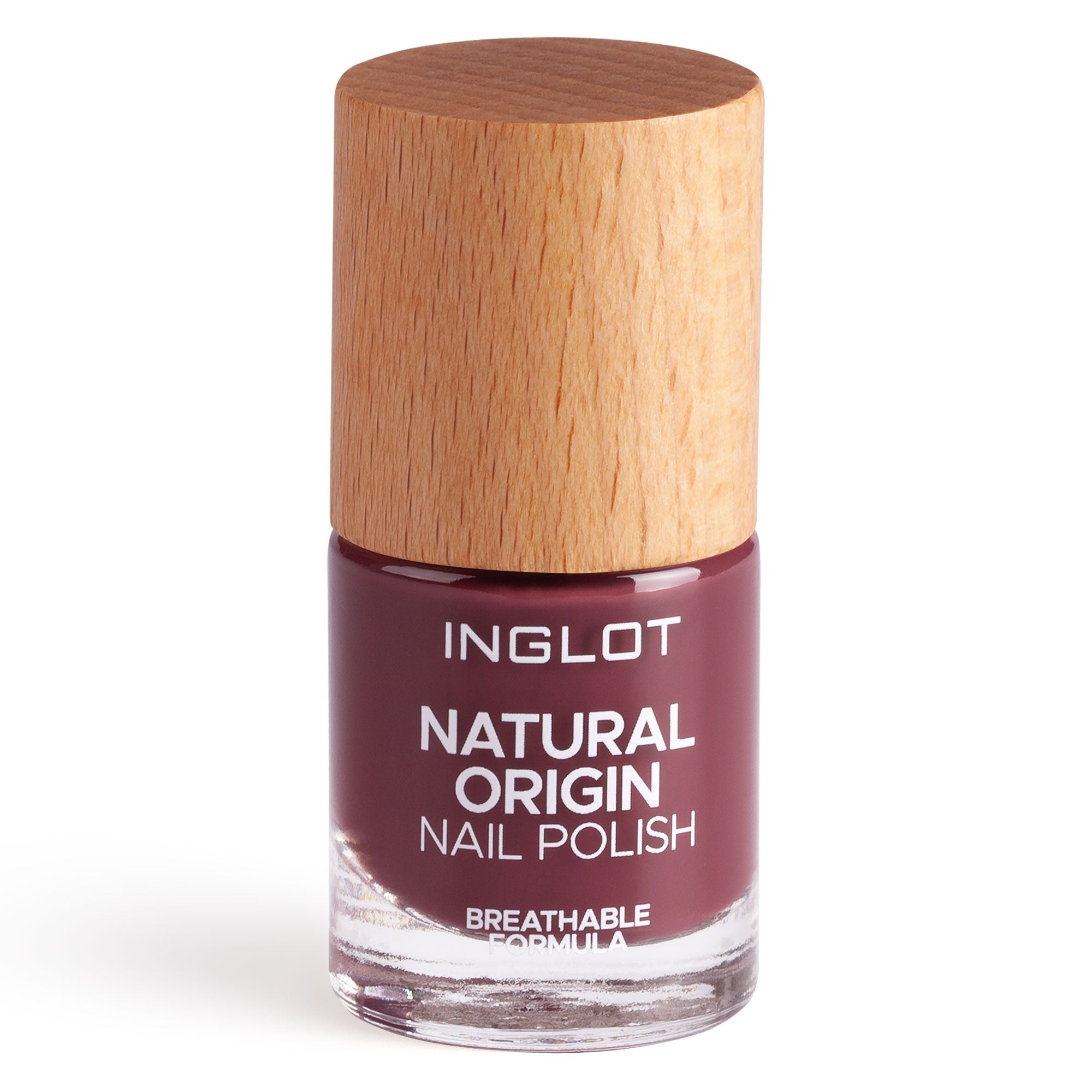 Natural Origin Nail Polish - 008 Power Plum - Inglot Cosmetics