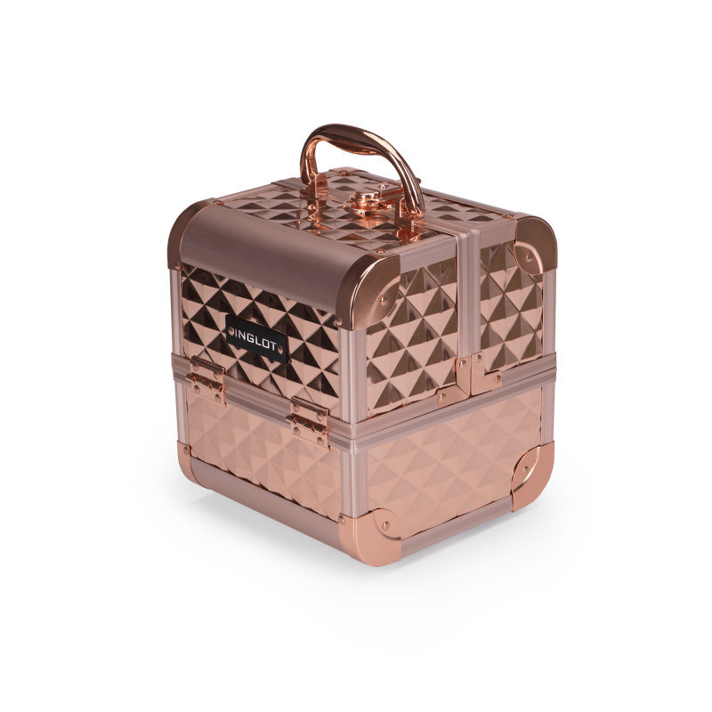 Makeup Case Diamond Mini Rose Gold - Inglot Cosmetics