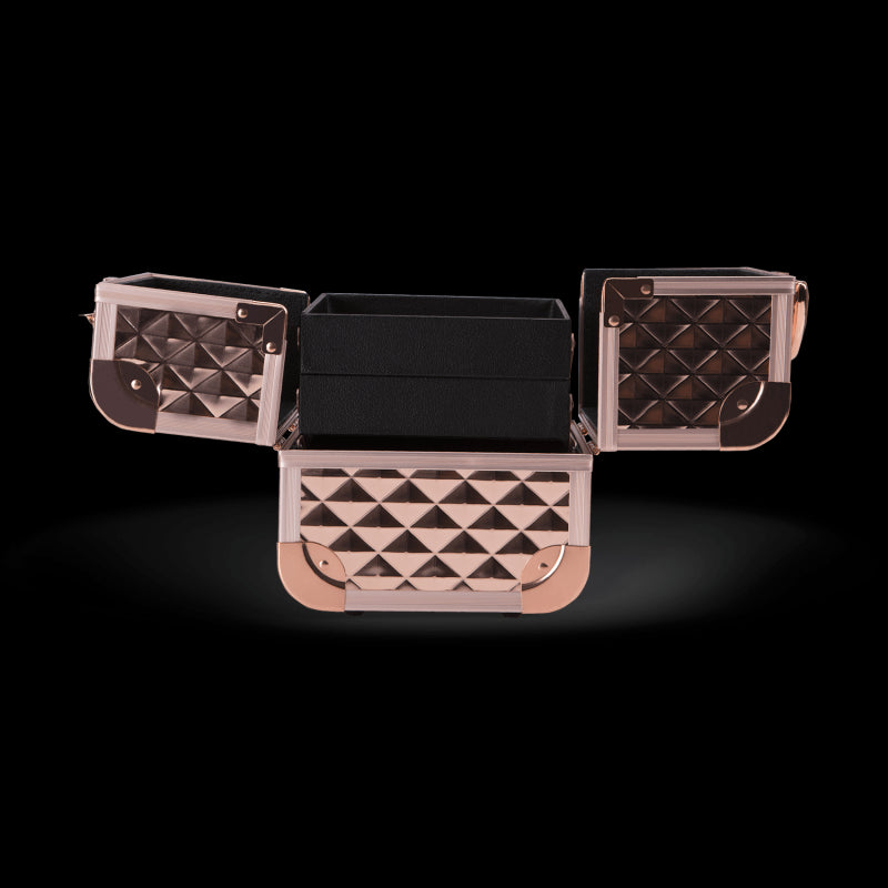 Makeup Case Diamond Mini Rose Gold - Inglot Cosmetics