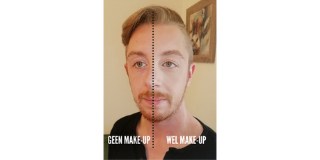 Man make-up voor een verfrissende look