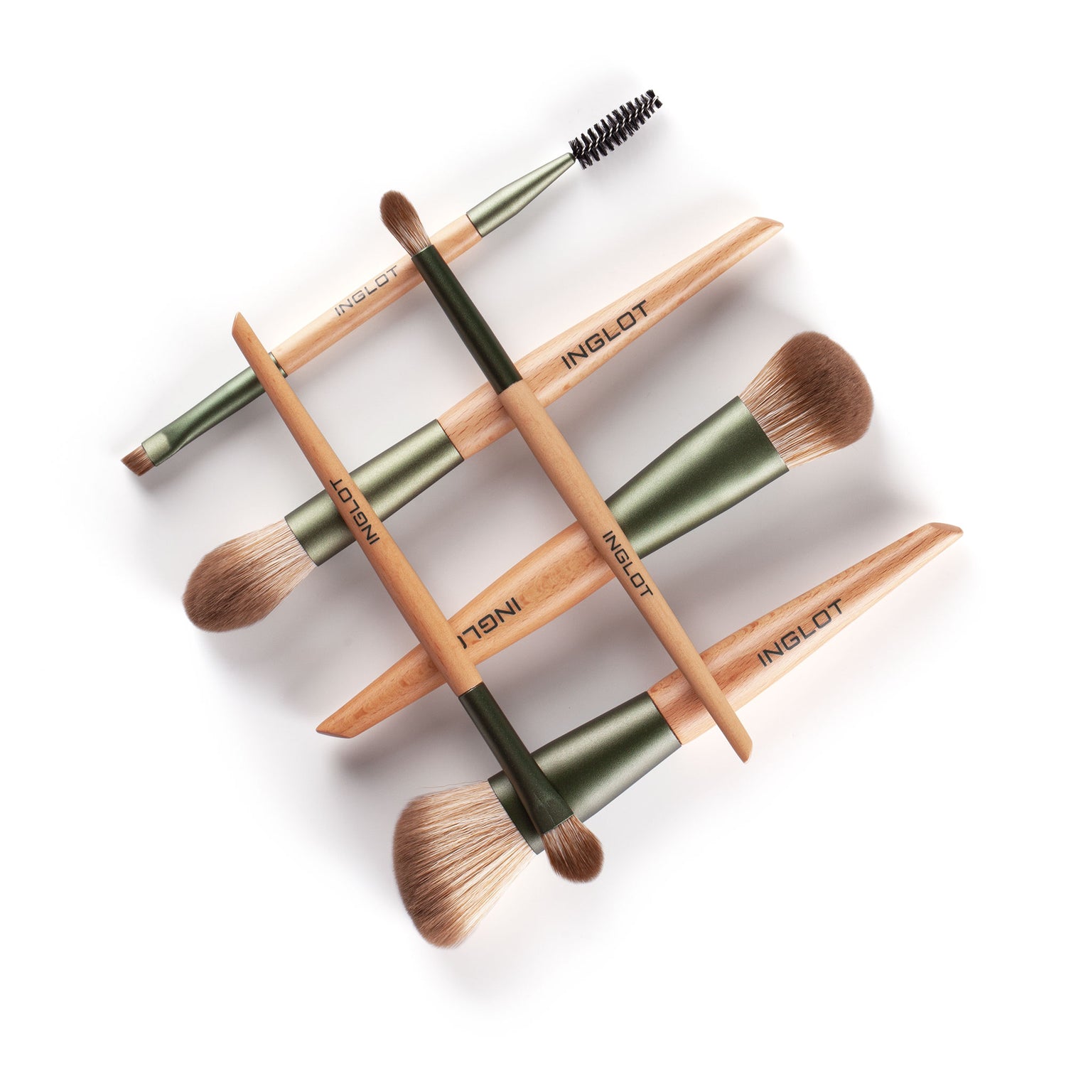 Make-up Brush Set Green