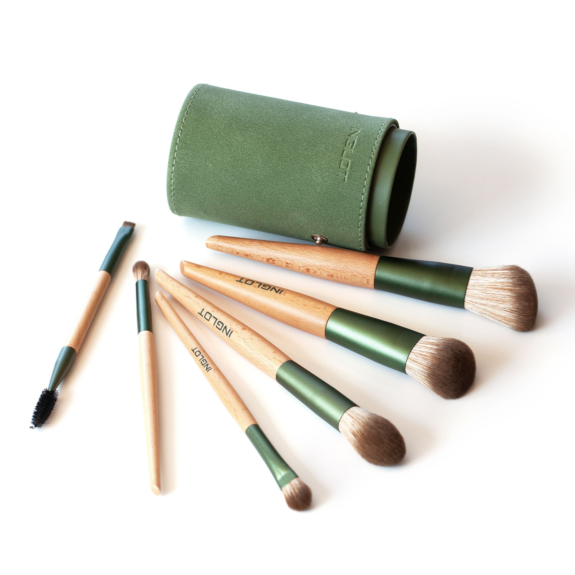 Make-up Brush Set Green