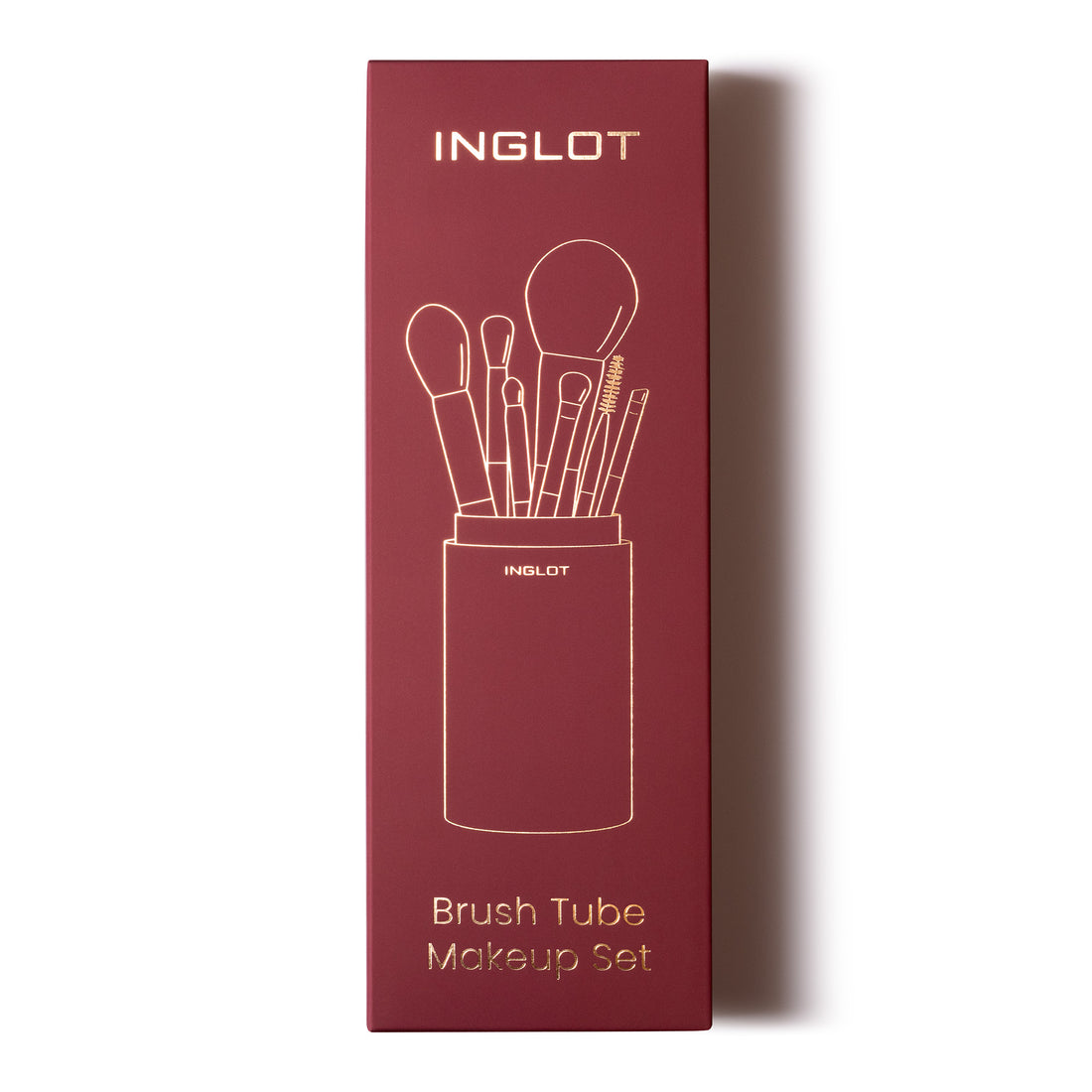 Make-up Brush Set Burgundy