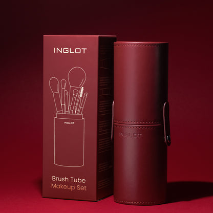 Make-up Brush Set Burgundy