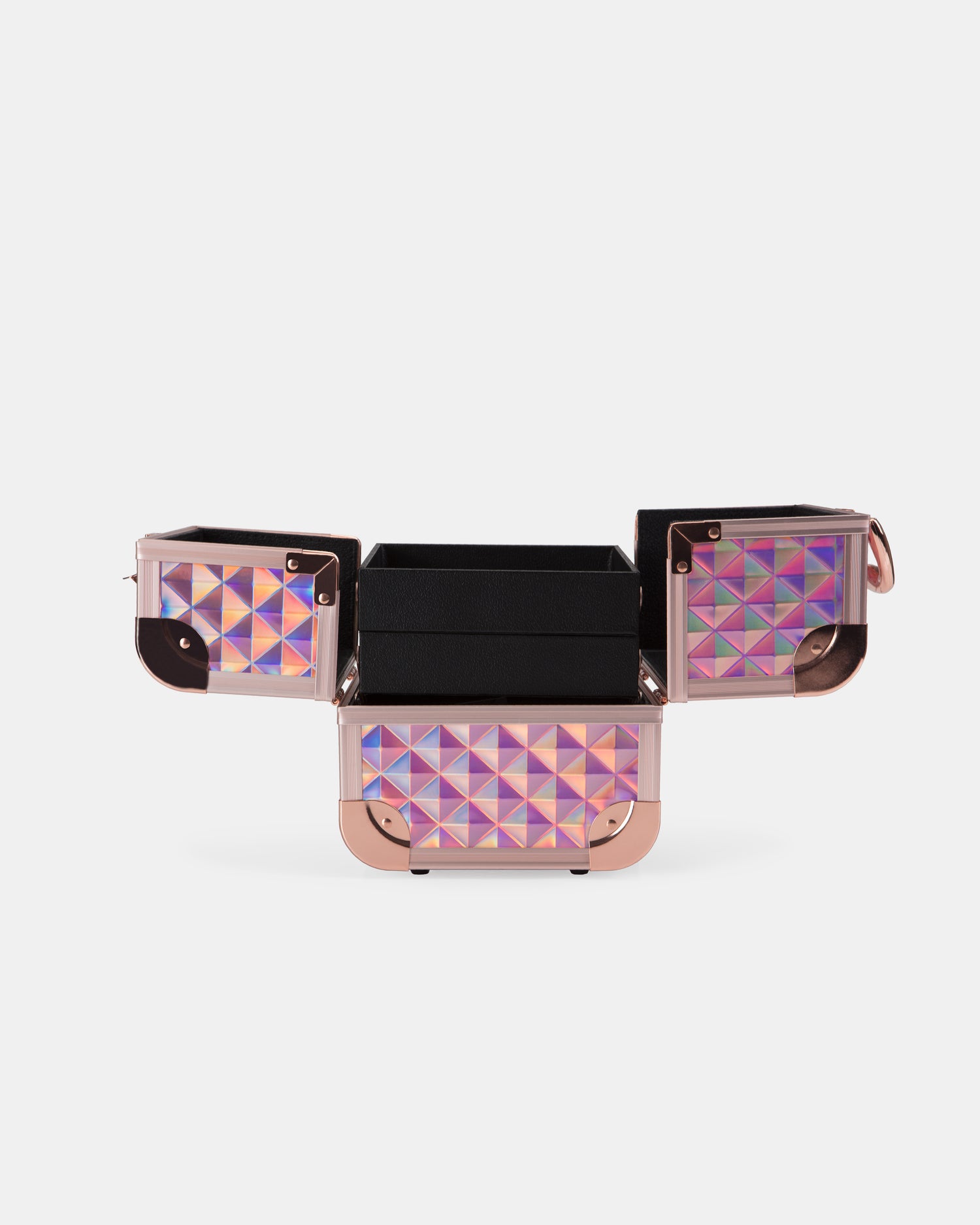 Make-up Koffer Mini Holographic Rose Gold
