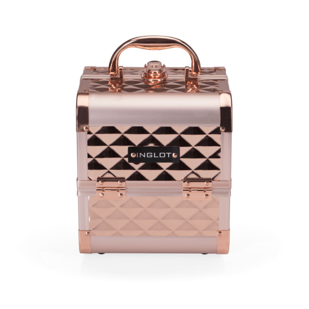 Makeup Case Diamond Mini Rose Gold - Inglot Cosmetics