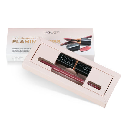 Lip Makeup set Flamingo Kiss - Inglot Cosmetics