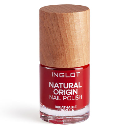 Natural Origin Nail Polish - 009 Timeless Red - Inglot Cosmetics