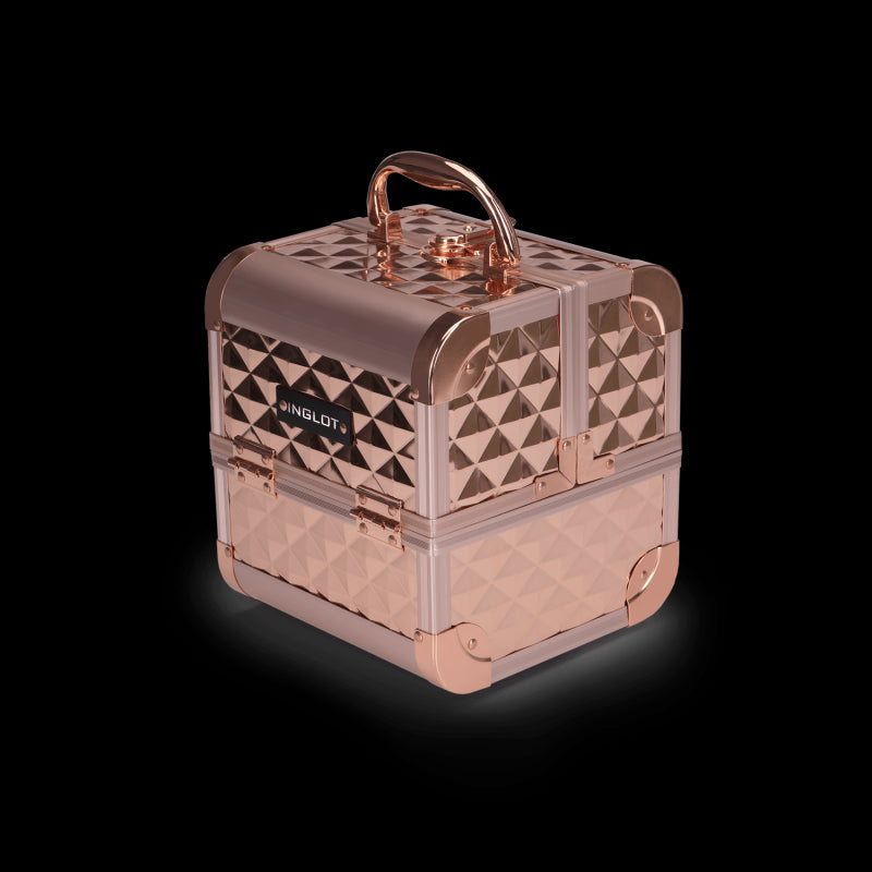 Makeup Case Diamond Mini Rose Gold - Inglot Cosmetics