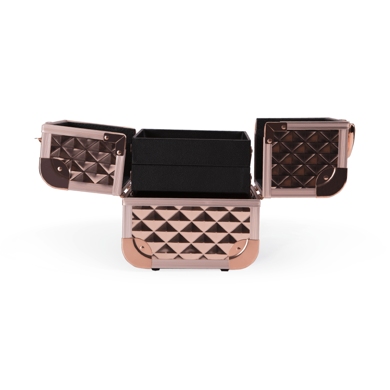 Makeup Case Diamond Mini Rose Gold - Inglot Cosmetics