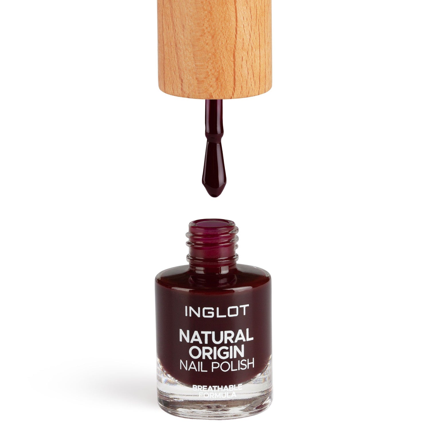 Natural Origin Nail Polish - 025 Dry Merlot_1 - Inglot Cosmetics